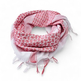 SHEMAG SCARF - RED/WHITE - BRANDIT
