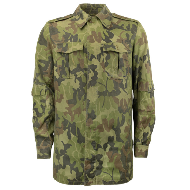Romanian "mozaic" camo shirt, 1990's era, Romanian Army Surplus - Used