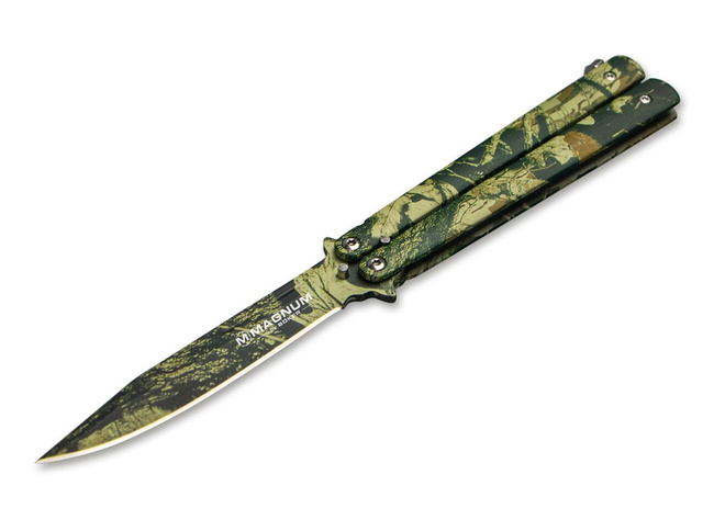 POCKET KNIFE BALISONG CAMO - MAGNUM