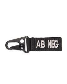 Breloc pentru chei TACT. - AB neg - 5 PC./PACK - negru