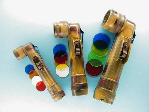 LANTERNA US G.I. STYLE ANGLEHEAD FLASHLIGHT (2 x D CELL) WOODLAND CAMO