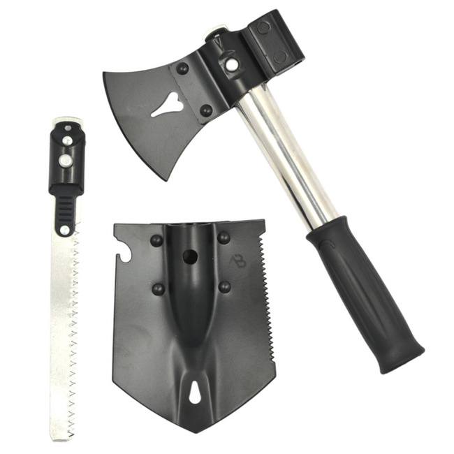 MULTIFUNCTIONAL SET - 6 in 1 - WITH HUSE - BLACK