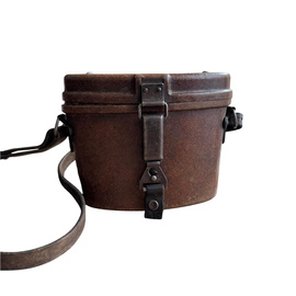 TOC, ETUI BINOCLU - 8x30 - MODEL RAR DIN BACHELITA SURPLUS MILITAR ARMATA SOVIETICA - UZAT - CAPAC DEFECT