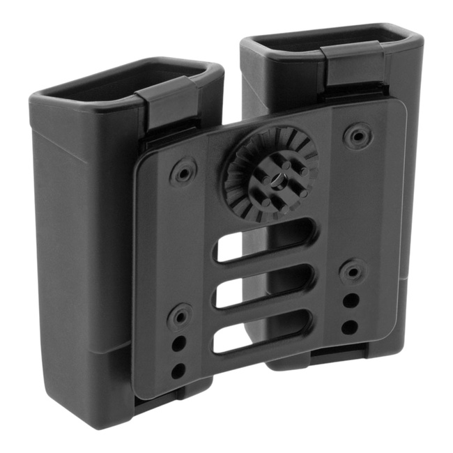 DOUBLE SWIVELING HOLDER FOR TWO 9MM PISTOL MAGAZINES | MH-MH-44