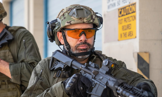 BALLISTIC SUNGLASSES - SABER ADVANCED - WILEY X - ORANGE