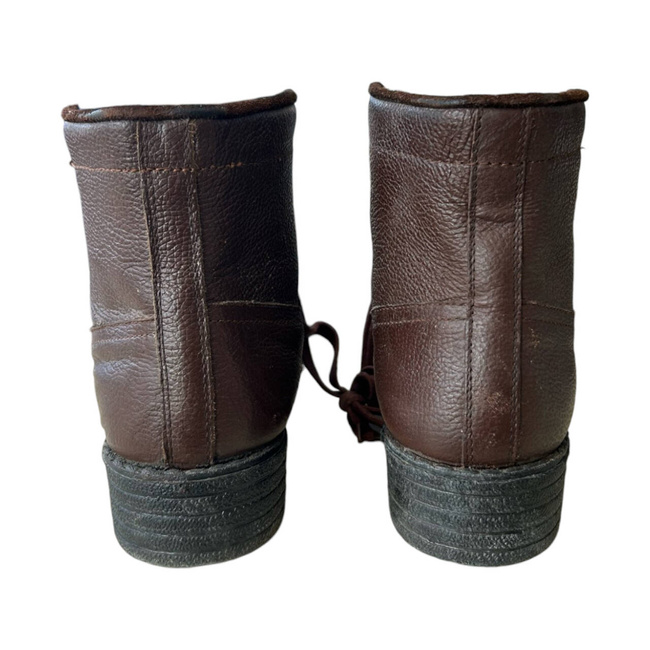 GHETE MARO DIN PIELE - SURPLUS MILITAR DE LA ARMATA ROMANA - CA NOI