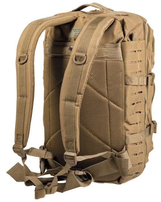 US ASSAULT BACKPACK - LASER CUT - 36 L - COYOTE