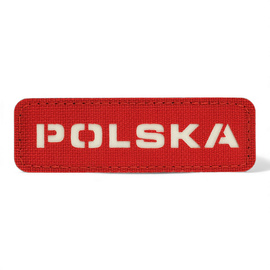 PATCH POLSKA 25 x 80 MM LASER CUT - ROSU/ALB - M-TAC