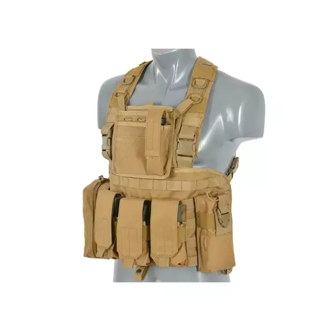 Force Recon Chest Harness - MOLLE - Coyote Tan - 8FIELDS