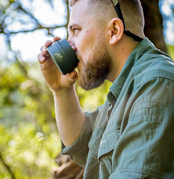 CANA PLIABILA TPE- FOLD-A-CUP - Helikon-Tex - VERDE OLIV