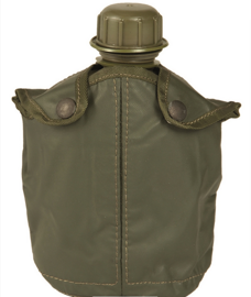 Plosca din plastic cu husa US OD - Surplus Militar