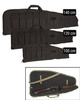 Black 120 CM RIFLE CASE WITH STRAP