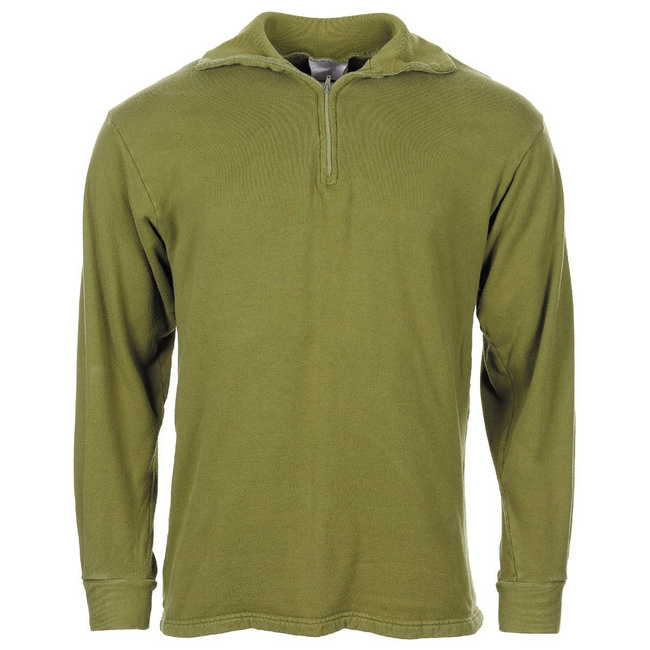 Bluza cu maneca lunga Norgie - Surplus militar al armatei britanice - Verde OD - Uzata