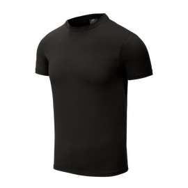 TRICOU SLIM DIN BUMBAC ORGANIC - NEGRU
