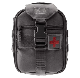 POUCH CU SISTEM MOLLE PENTRU TRUSA DE PRIM AJUTOR - 18x14x7 CM - Magnum - GRI