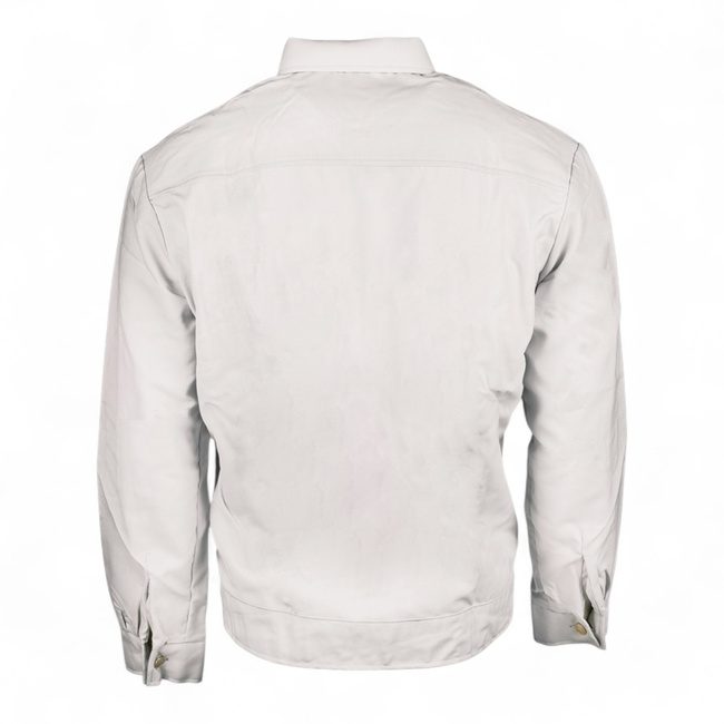 Camasa de serviciu cu doua buzunare si maneca lunga - Surplus Militar Marina Germana de Est - Volksmarine der NVA - Bej - Ca Noua