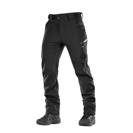 PANTALONI TACTICI SOFTSHELL DE IARNA, NEGRI - M-TAC