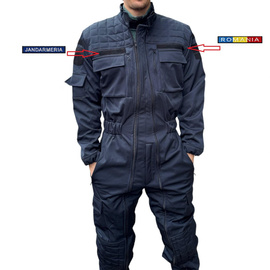 Combinezon Softshell De Iarna Pentru Jandarmi - Cu Ecuson JANDARMERIA si Emblema Tricolor - Bleumarin - Lecter Tactical