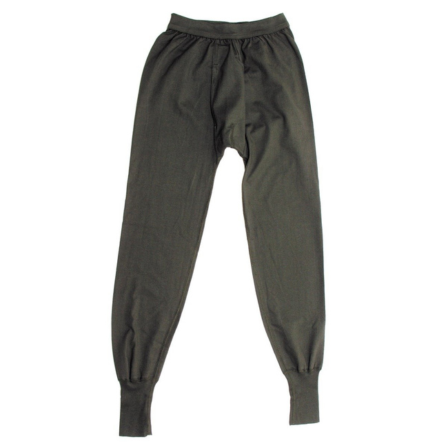 PANTALONI, LENJERIE - VERDE OD - SURPLUS MILITAR ARMATA BUNDESWEHR - CA NOI