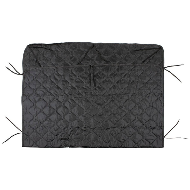 CAPTUSEALA PENTRU PONCHO "COMFORTER", NEAGRA - 210 x 150 CM - MFH