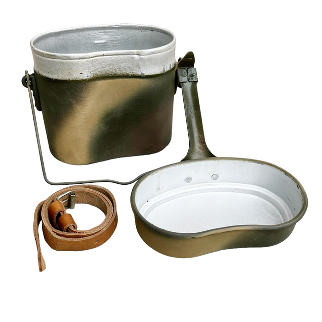 Gamela model M31 germană WW2  - Repro vopsită camuflaj 3 culori (Normandia)