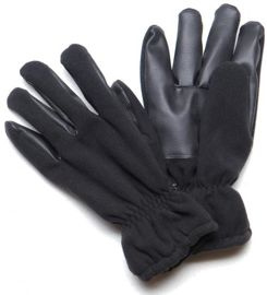MANUSI FLEECE ´ALPINA´ FINGER W/ PVC PALMS NEGRE