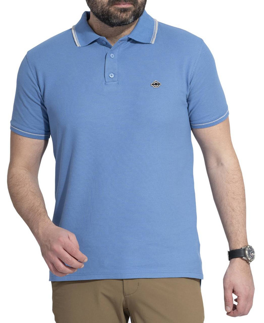 POLO T-SHIRT - ANIKETOS STRIPES - Pentagon® - TAN BROWN