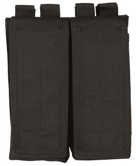POUCH DUBLU PENTRU INCARCATOARE - AK 47 - MIL-TEC - NEGRU