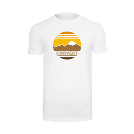 TRICOU - FORVERT PRINT - ALB - BISHOP - BRANDIT