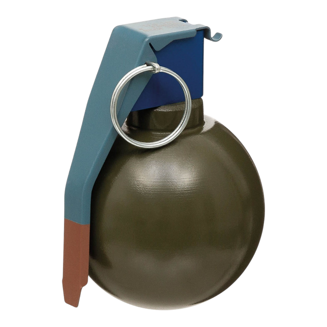 Hand grenade, M 67, OD green, wooden, Deco