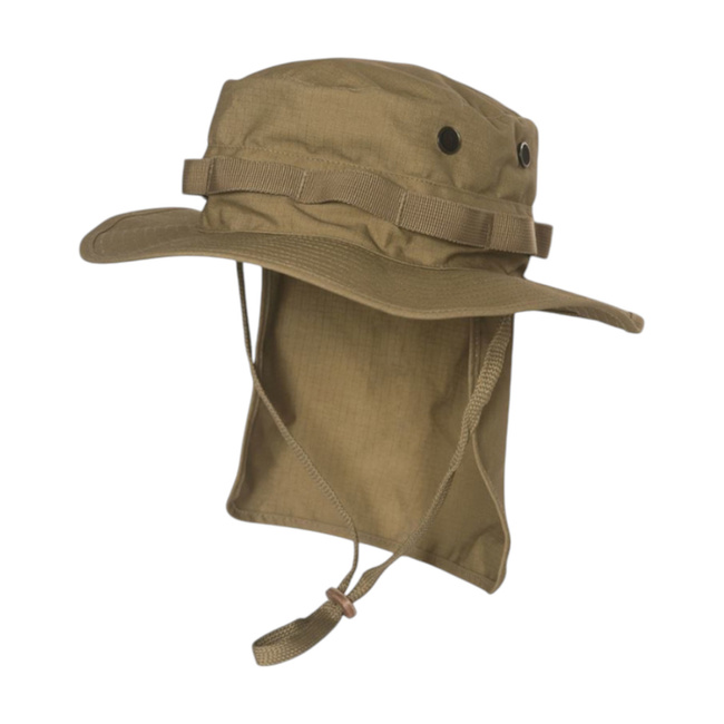 PALARIE BRITANICA BOONIE CU PARASOLAR PENTRU GAT - RIPSTOP - Mil-Tec - COYOTE