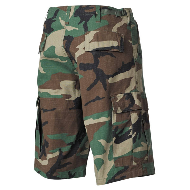 BERMUDE AMERICANE BDU -  MFH - STONEWASHED WOODLAND