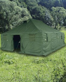 CORT MILITAR CAMPANIE OLIV STRUCTURA METALICA 6 x 5 x 3,2 x 1,75 m