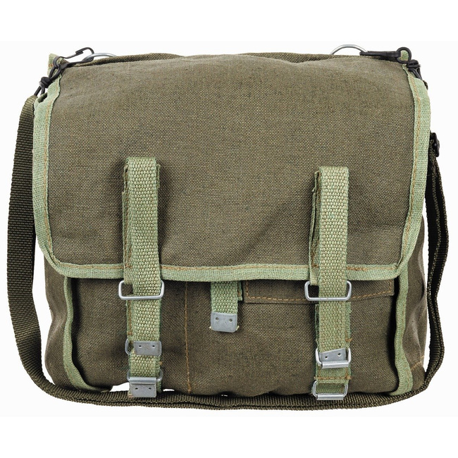 BREAD BAG WITH STRAP - MILITARY SURPLUS FROM THE POLISH ARMY - OD GREEN - LIKE NEW
