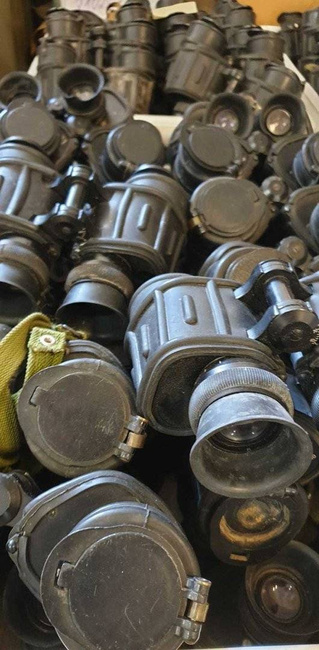 VALDADA I.O.R. 7x40 MILITARY BINOCULARS WITH INFRARED FILTER - MILITARY SURPLUS ROMANIAN ARMY - USED