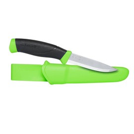 CUTIT CU LAMA FIXA - COMPANION - OTEL INOXIDABIL - MORAKNIV - VERDE