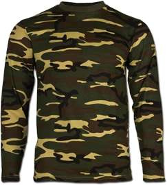 BLUZA CU MANECA LUNGA - Mil-Tec - WOODLAND