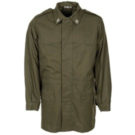 JACHETA PARKA  FĂRĂ CĂPTUȘEALĂ - VERDE OD - SURPLUS MILITAR ITALIENESC - UZATĂ