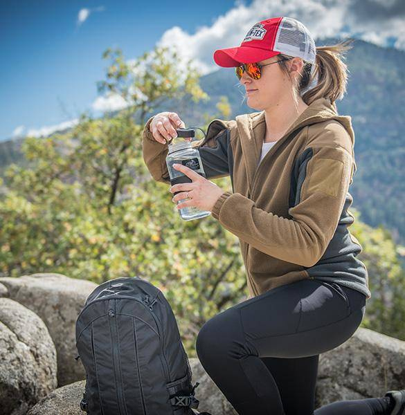 FLEECE JACKET FOR WOMEN - CUMULUS - Helikon-Tex - TAIGA GREEN