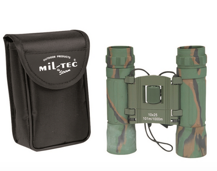 BINOCLU PLIABIL - 10X25 - CAMO - MIL-TEC