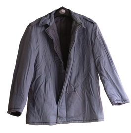 Quilted winter jacket - Romanian military surplus - Grey - Used