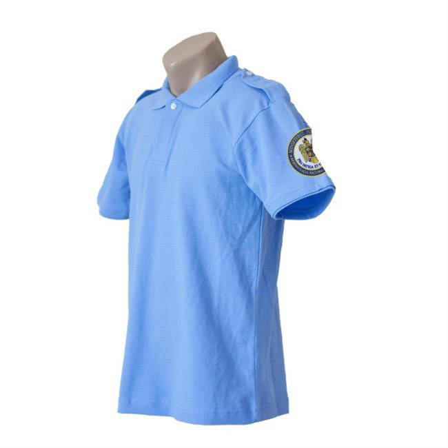 SHORT-SLEEVED POLO SHIRT - EPAULETTES WITH A.N.P. INSIGNIA - PENITENTIARY