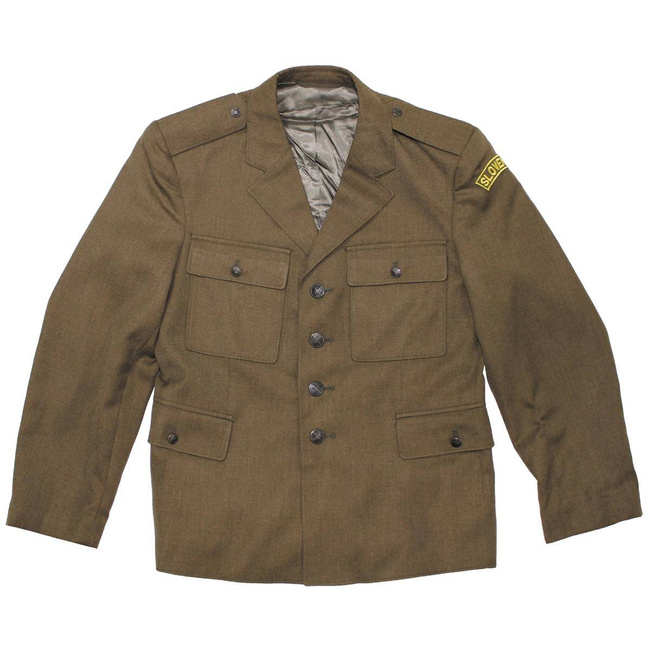 JACHETA SLOVACA DE UNIFORMA - M63 - MARO - SURPLUS MILITAR - UZATA