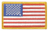 EMBLEMA UNITED STATES 50 x 80 MM