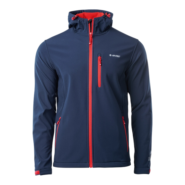 JACHETA SOFTSHELL CAEN PENTRU BARBATI - ALBASTRU NAVY/PORTOCALIU//ROSU - MAGNUM