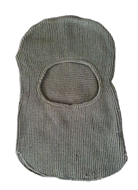 ONE HOLE WOOL BALACLAVA WINTER - ROMANIAN ARMY SURPLUS - USED