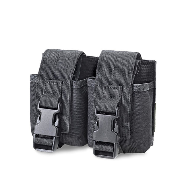 DOUBLE GRENADE POUCH - DEFCON 5® - BLACK