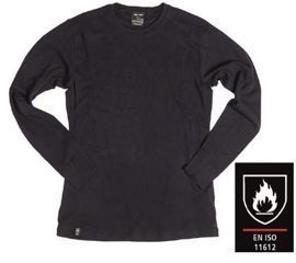 LONG SLEEVE UNDERSHIRT - FLAME RESISTANT - ISO11612 CERTIFIED - Mil-Tec - DARK BLUE
