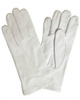 GERMAN WHITE LEATHER PARADE GLOVES USED