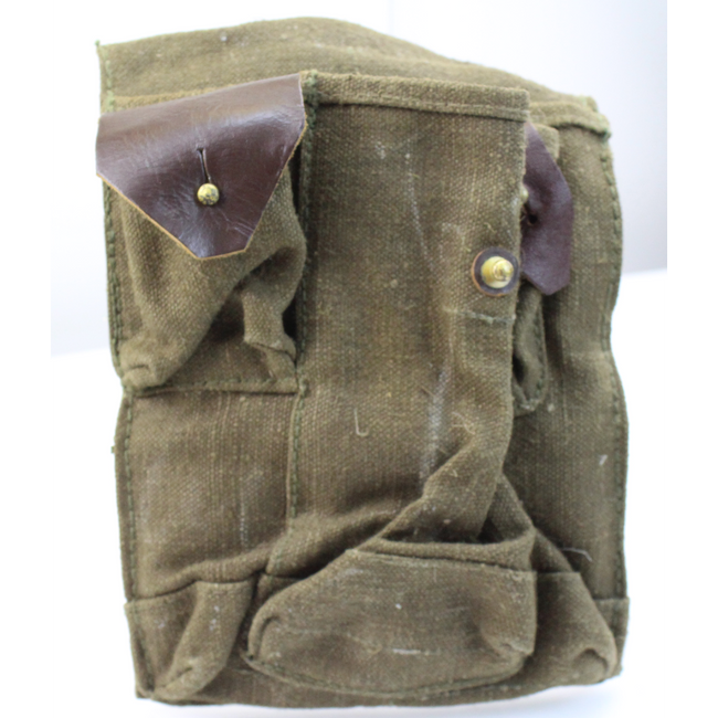 Russian Ammo Pouch, AK47, triple, OD green, used